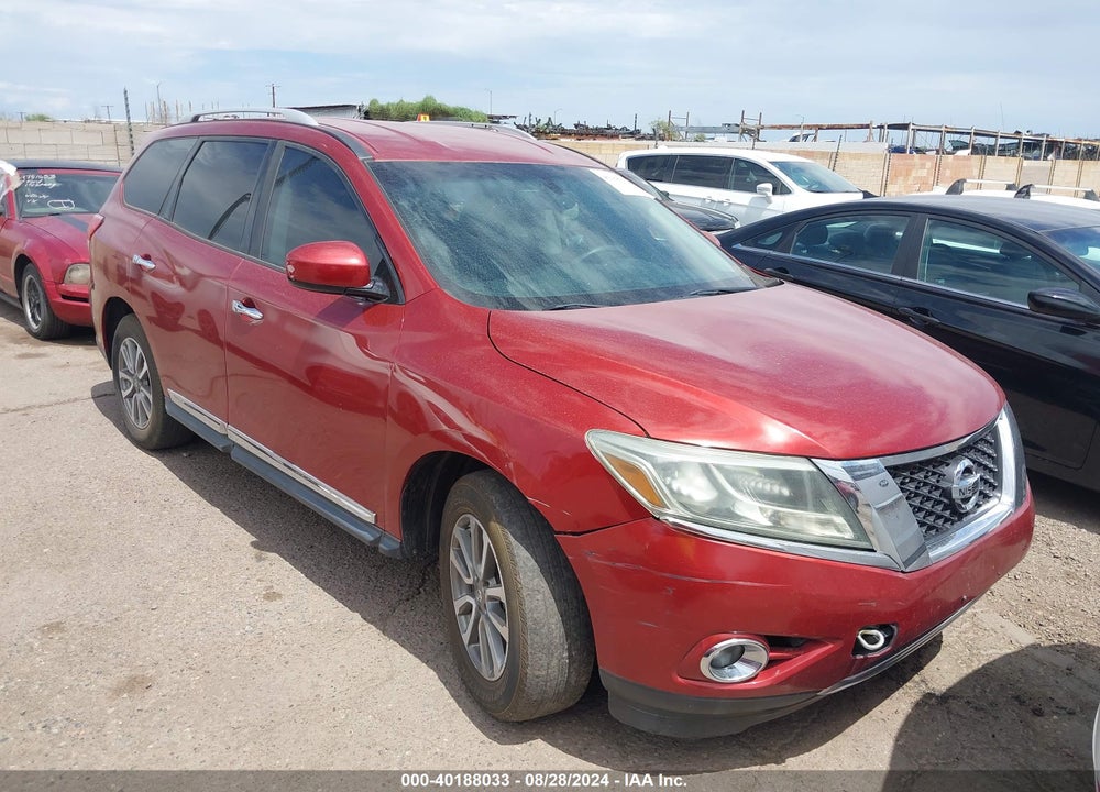 2013 NISSAN PATHFINDER SL VIN: 5N1AR2MN0DC653357
