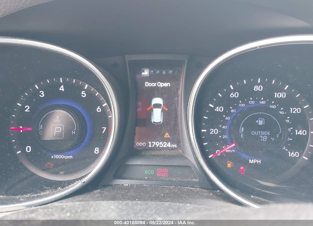 2013 HYUNDAI SANTA FE SPORT VIN: 5XYZU3LB8DG098124
