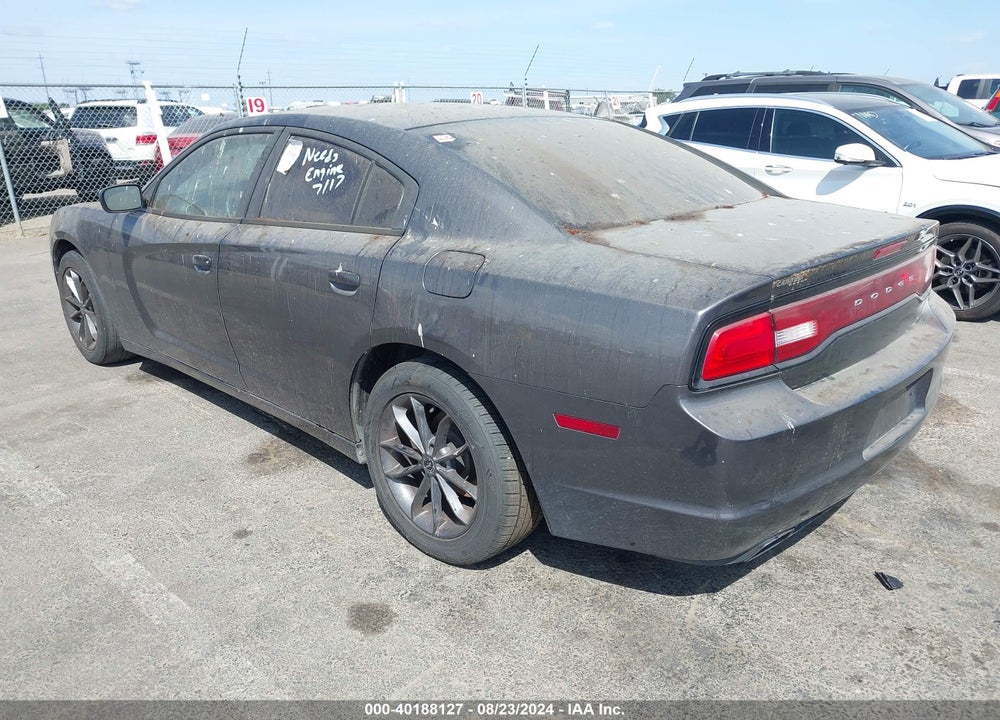 2013 DODGE CHARGER SE VIN: 2C3CDXBG2DH542372