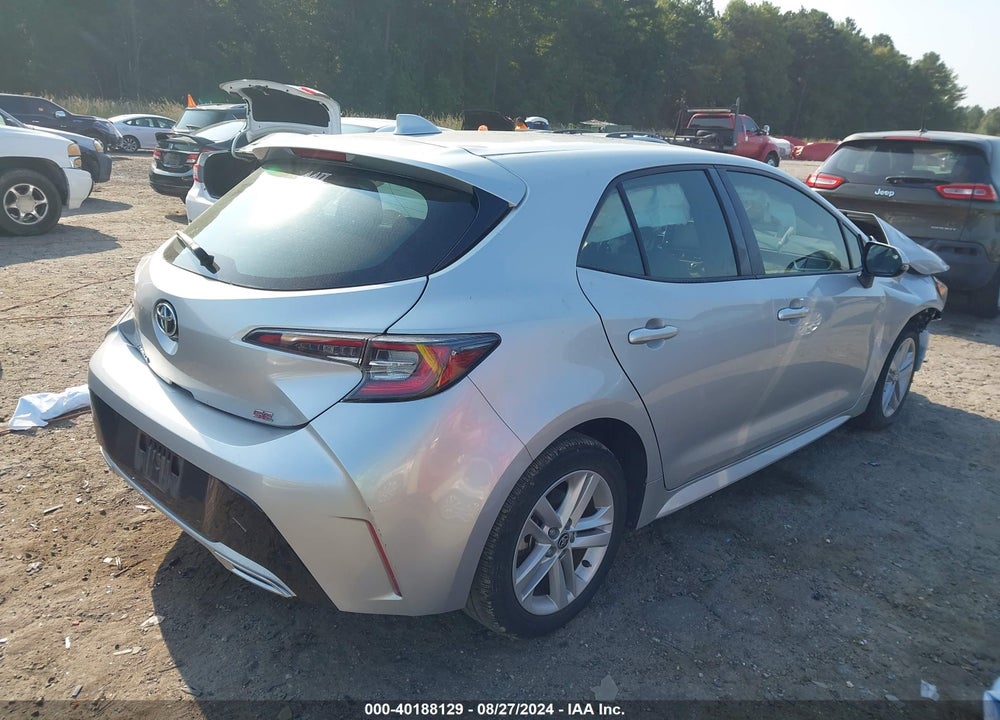 2019 TOYOTA COROLLA SE VIN: JTNK4RBE6K3061988