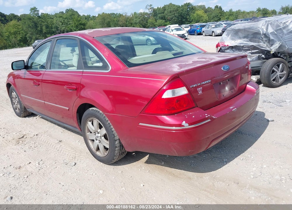2005 FORD FIVE HUNDRED SEL VIN: 1FAFP24155G103522