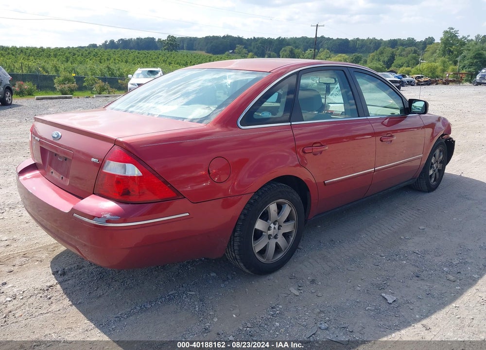 2005 FORD FIVE HUNDRED SEL VIN: 1FAFP24155G103522