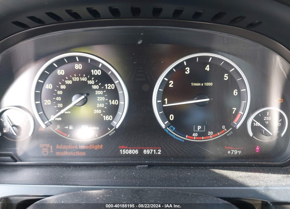 2013 BMW 750LI VIN: WBAYE8C5XDD132902