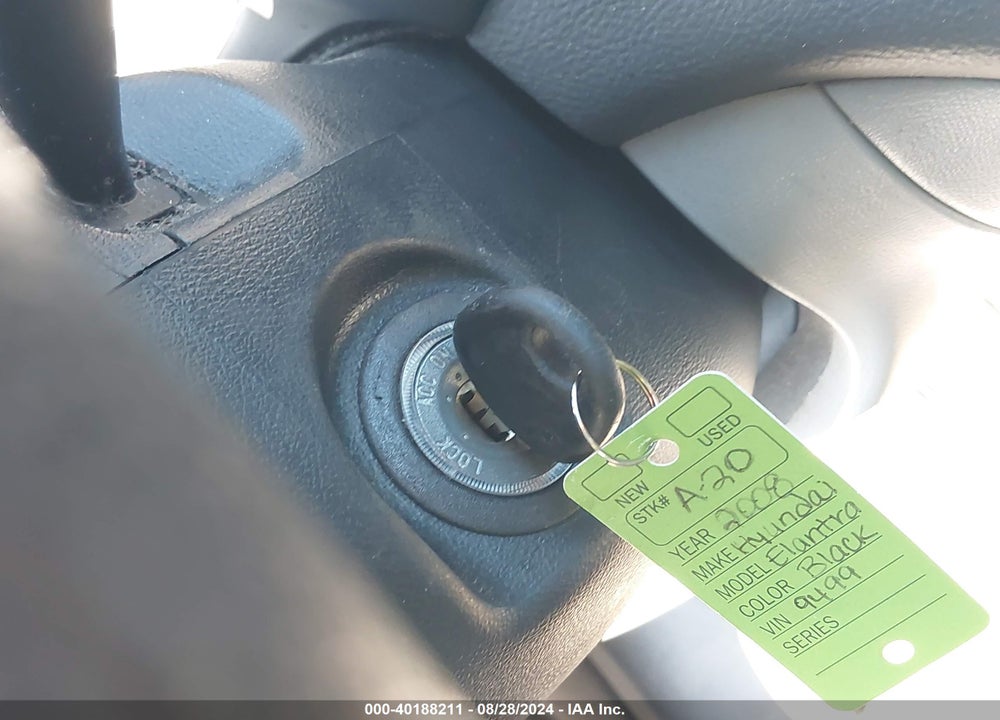 2008 HYUNDAI ELANTRA GLS/SE VIN: KMHDU46D98U529499
