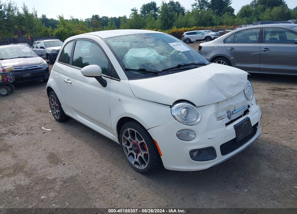 2012 FIAT 500 SPORT VIN: 3C3CFFBR1CT352705