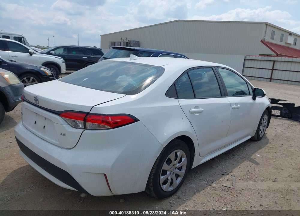 2021 TOYOTA COROLLA LE VIN: 5YFEPMAE9MP224043