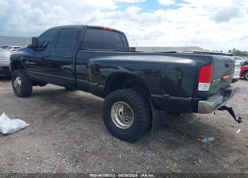 2003 DODGE RAM 3500 SLT/LARAMIE/ST VIN: 3D7MU48CX3G834701