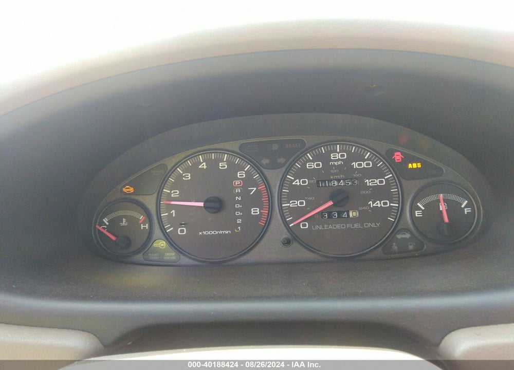 2000 ACURA INTEGRA GS VIN: JH4DC446XYS004683