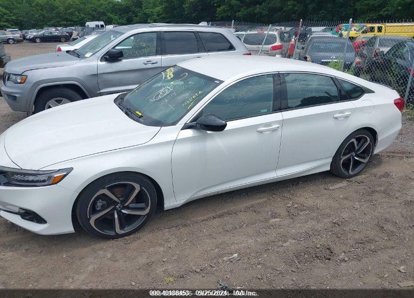 2021 HONDA ACCORD SPORT VIN: 1HGCV1F30MA084831