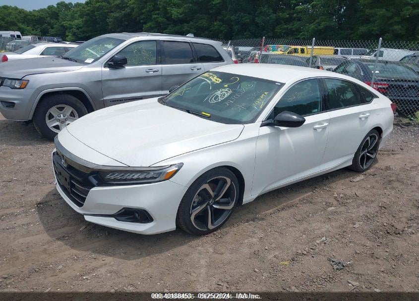 2021 HONDA ACCORD SPORT VIN: 1HGCV1F30MA084831