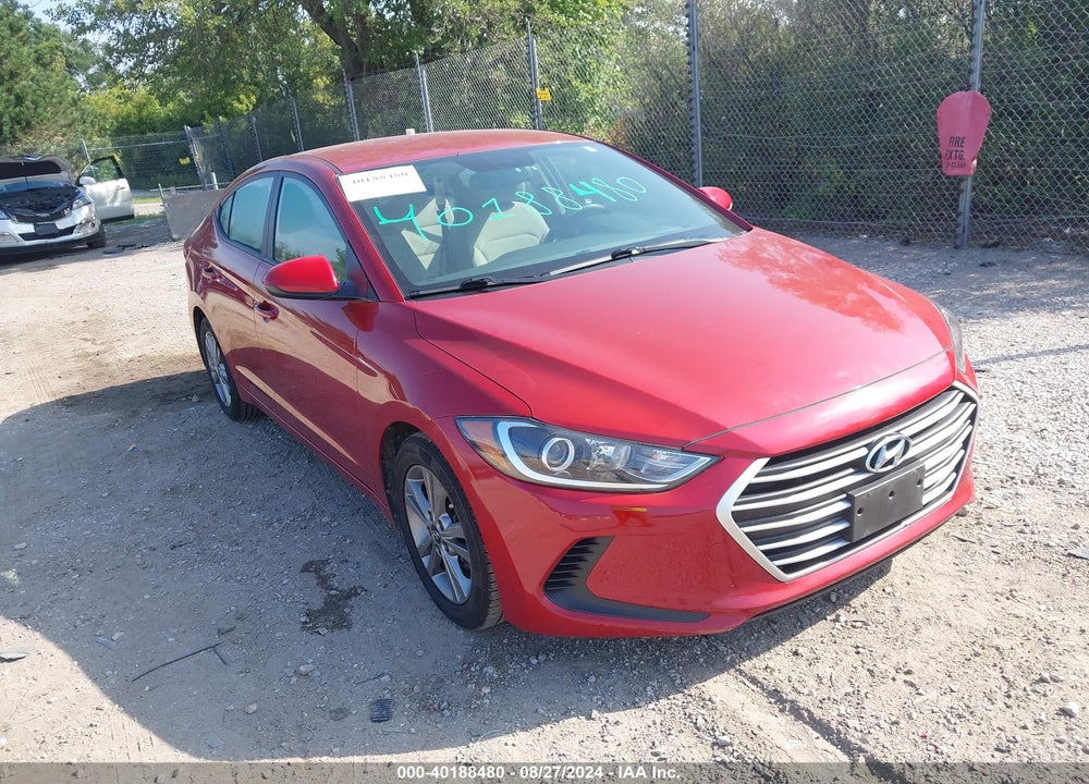 2017 HYUNDAI ELANTRA SE VIN: KMHD84LF0HU427695