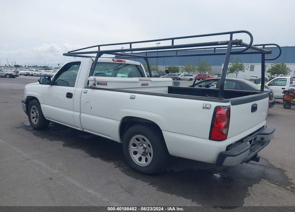 2007 CHEVROLET SILVERADO 1500 CLASSIC WORK TRUCK VIN: 1GCEC14V97Z168217