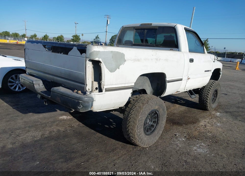 1998 DODGE RAM 1500 ST VIN: 1B7HF16Z7WS689724