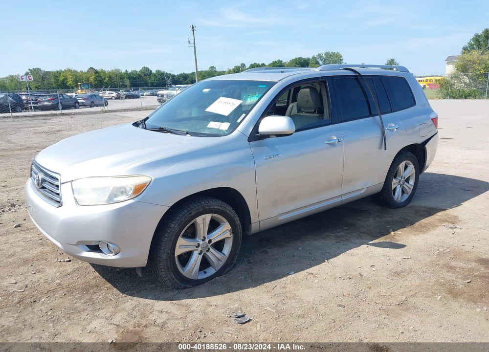 2008 TOYOTA HIGHLANDER LIMITED VIN: JTEES42A682037238