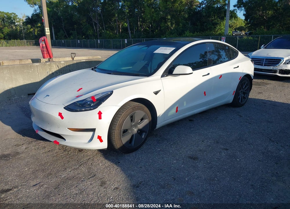 2021 TESLA MODEL 3 STANDARD RANGE PLUS REAR-WHEEL DRIVE VIN: 5YJ3E1EA2MF082438