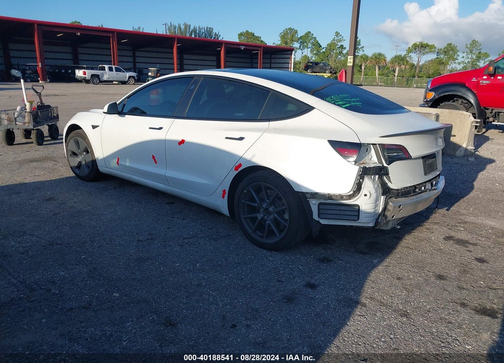 2021 TESLA MODEL 3 STANDARD RANGE PLUS REAR-WHEEL DRIVE VIN: 5YJ3E1EA2MF082438