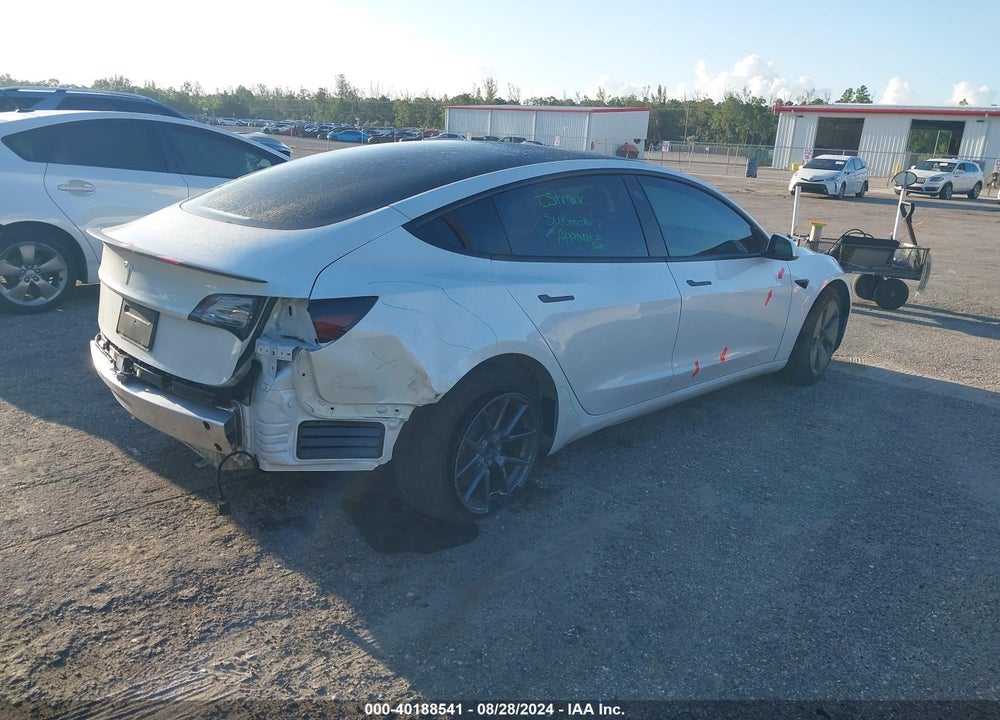 2021 TESLA MODEL 3 STANDARD RANGE PLUS REAR-WHEEL DRIVE VIN: 5YJ3E1EA2MF082438