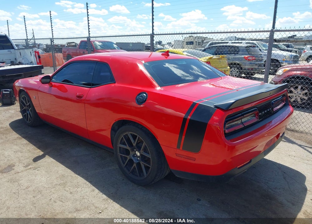 2016 DODGE CHALLENGER 392 HEMI SCAT PACK SHAKER VIN: 2C3CDZFJ6GH284671