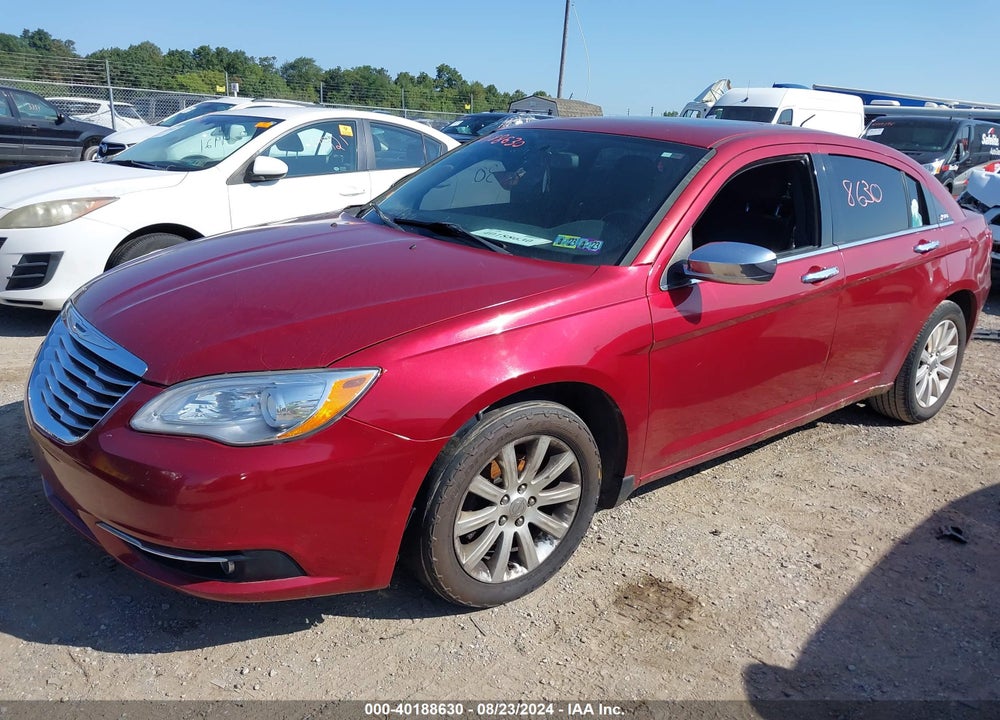 2013 CHRYSLER 200 LIMITED VIN: 1C3CCBCG3DN614952