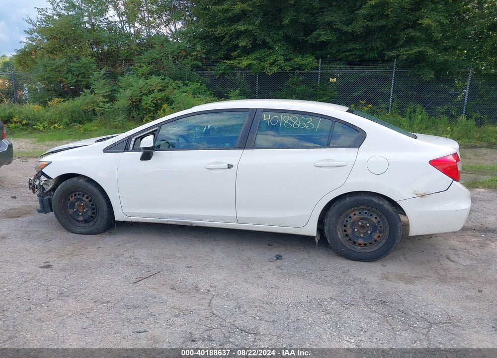 2012 HONDA CIVIC LX VIN: 2HGFB2F50CH610906