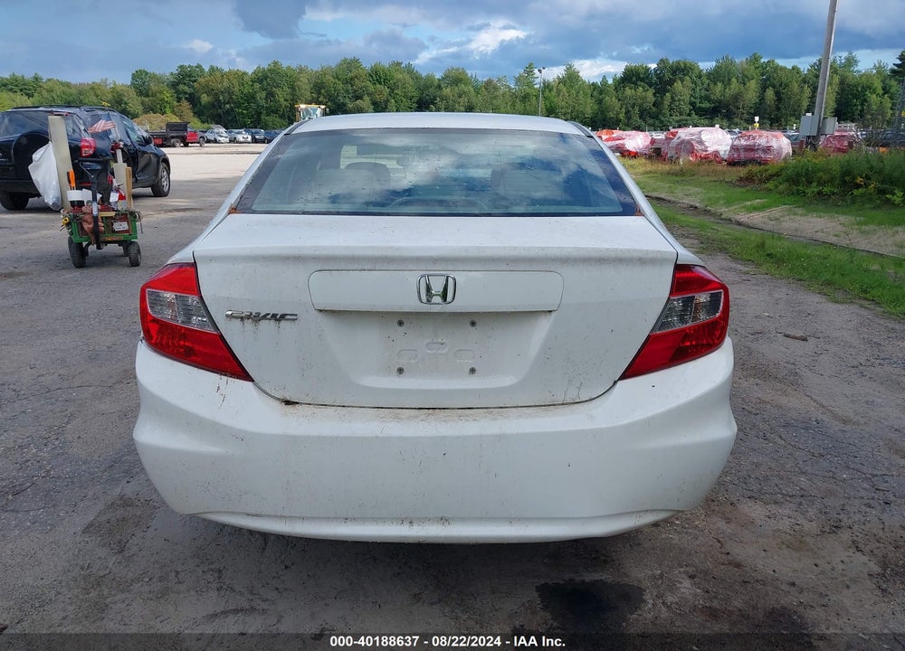 2012 HONDA CIVIC LX VIN: 2HGFB2F50CH610906