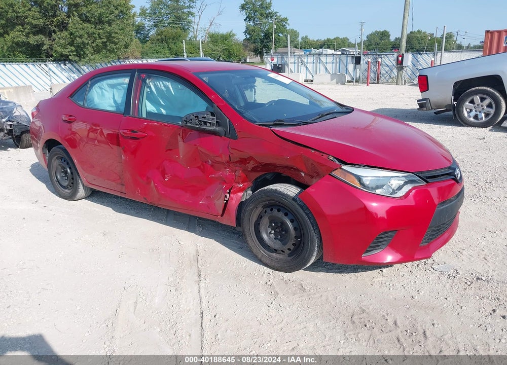2014 TOYOTA COROLLA LE VIN: 5YFBURHEXEP084486