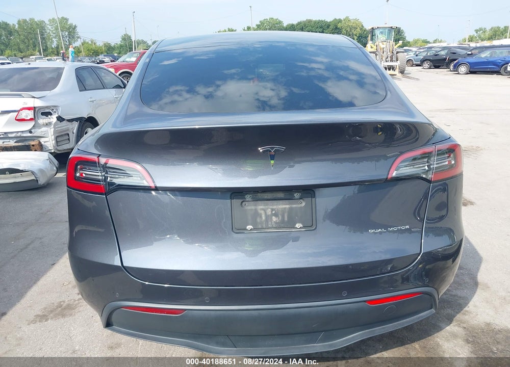 2021 TESLA MODEL Y LONG RANGE DUAL MOTOR ALL-WHEEL DRIVE VIN: 5YJYGAEE9MF200648