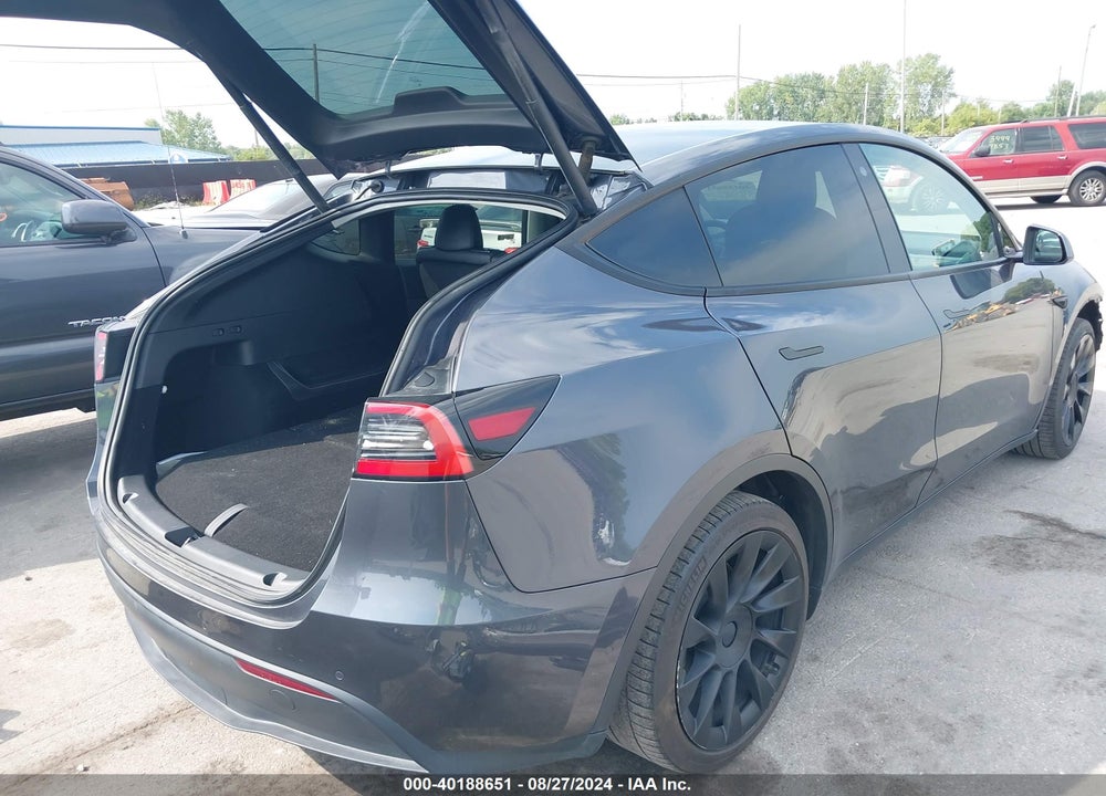 2021 TESLA MODEL Y LONG RANGE DUAL MOTOR ALL-WHEEL DRIVE VIN: 5YJYGAEE9MF200648
