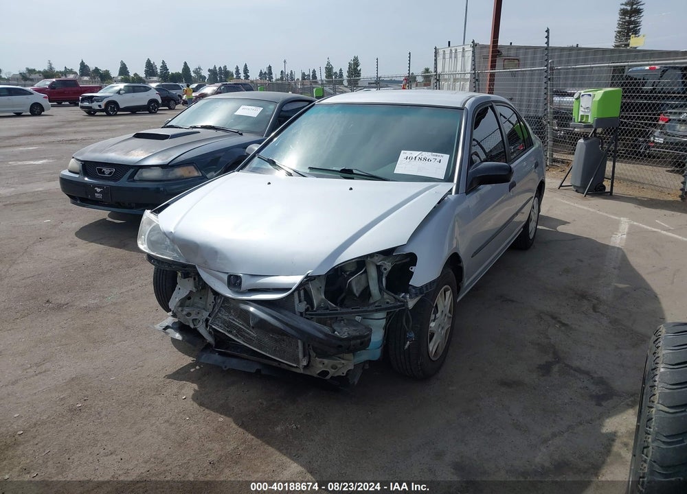 2005 HONDA CIVIC VP VIN: 1HGES16335L004204
