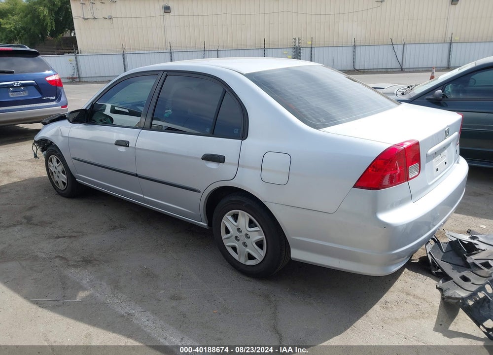 2005 HONDA CIVIC VP VIN: 1HGES16335L004204