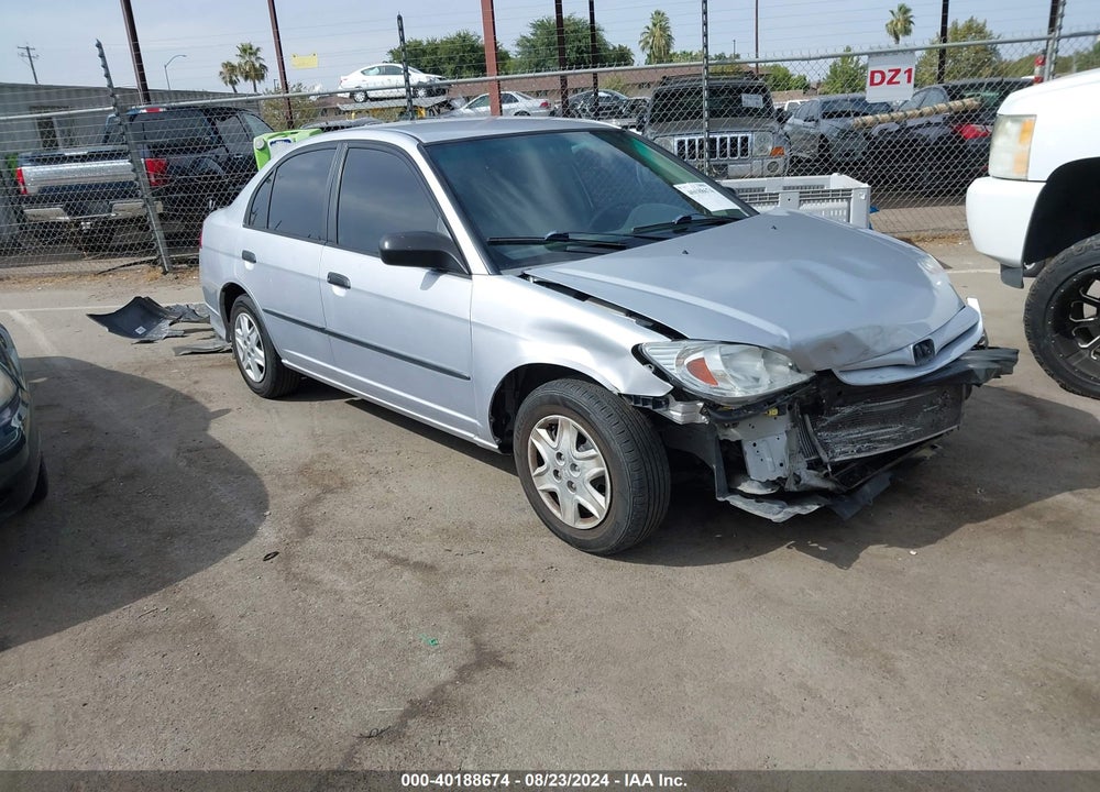 2005 HONDA CIVIC VP VIN: 1HGES16335L004204