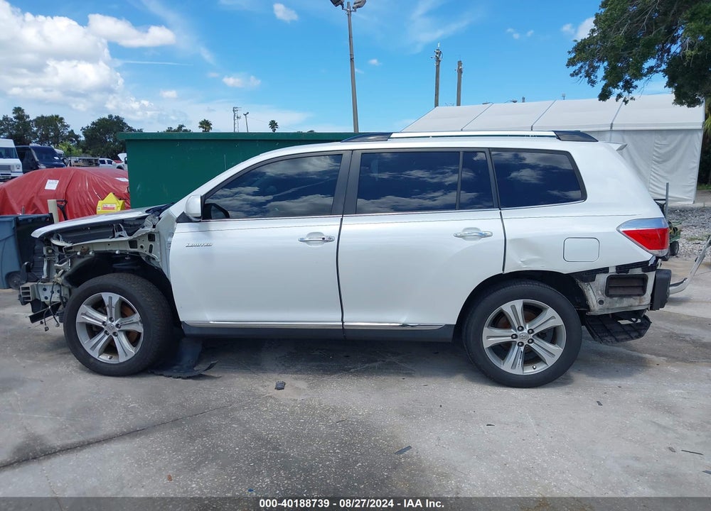 2012 TOYOTA HIGHLANDER LIMITED V6 VIN: 5TDYK3EH2CS050087