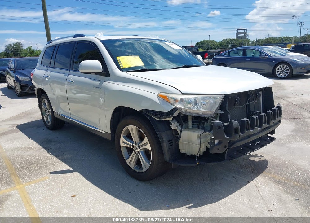 2012 TOYOTA HIGHLANDER LIMITED V6 VIN: 5TDYK3EH2CS050087