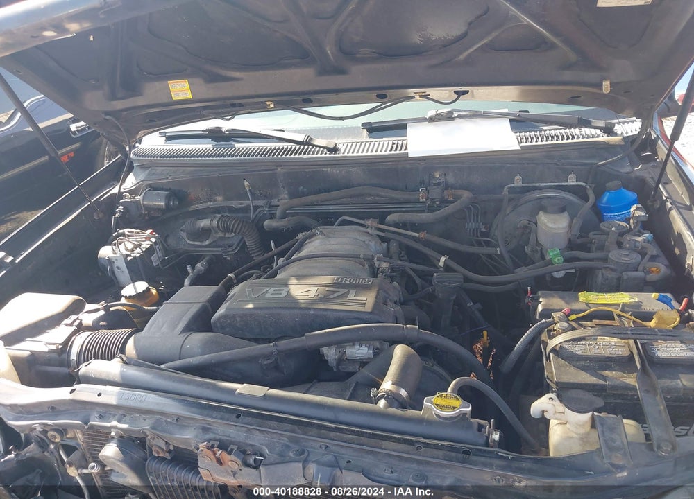 2001 TOYOTA TUNDRA LTD V8/SR5 V8 VIN: 5TBBT44131S128976