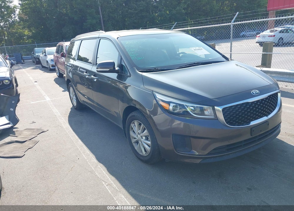 2016 KIA SEDONA LX VIN: KNDMB5C14G6204496