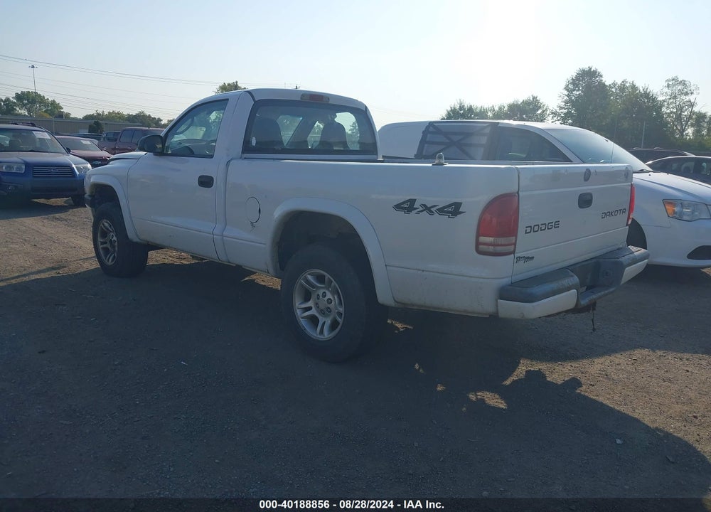 2003 DODGE DAKOTA VIN: 1D7GG36N73S132797