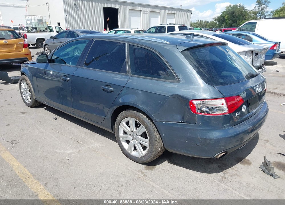 2009 AUDI A4 2.0T AVANT VIN: WAUVF78K99A209616