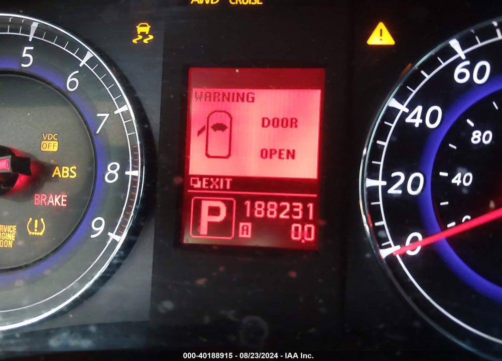 2008 INFINITI EX35 JOURNEY VIN: JNKAJ09F68M360465