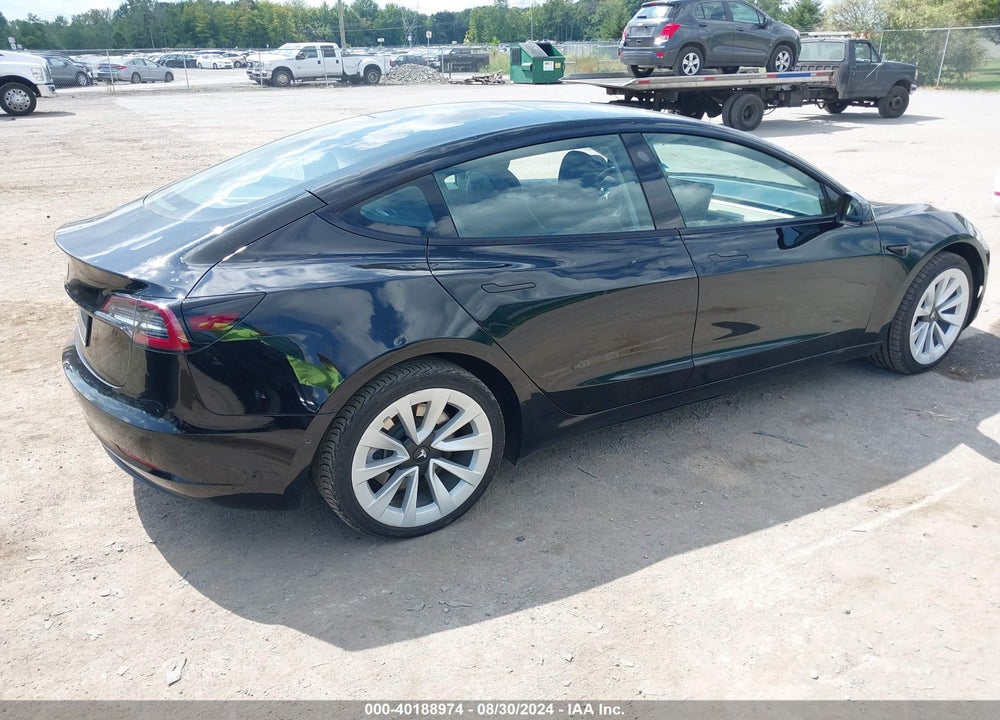 2022 TESLA MODEL 3 REAR-WHEEL DRIVE VIN: 5YJ3E1EA2NF290000