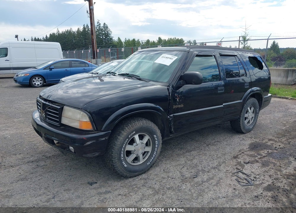 2000 OLDSMOBILE BRAVADA VIN: 1GHDT13W4Y2127391