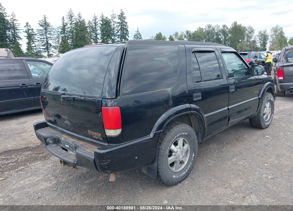 2000 OLDSMOBILE BRAVADA VIN: 1GHDT13W4Y2127391