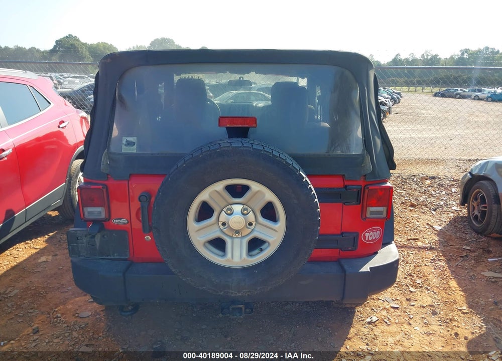 2015 JEEP WRANGLER SPORT VIN: 1C4AJWAG8FL524617