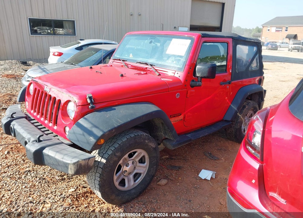 2015 JEEP WRANGLER SPORT VIN: 1C4AJWAG8FL524617