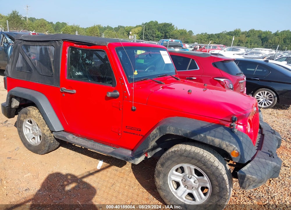 2015 JEEP WRANGLER SPORT VIN: 1C4AJWAG8FL524617