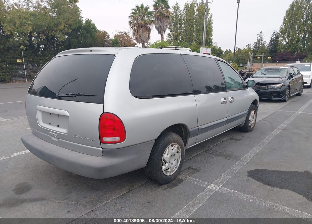2000 DODGE GRAND CARAVAN SE VIN: 1B4GP44R9YB786498