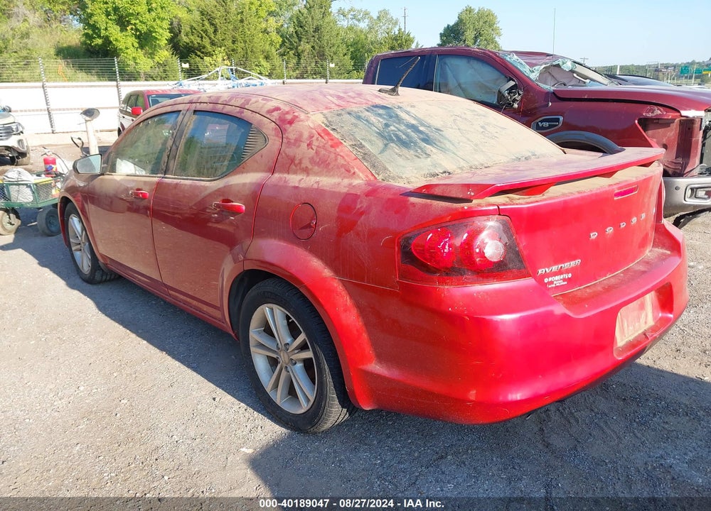 2012 DODGE AVENGER SE VIN: 1C3CDZAG8CN287245