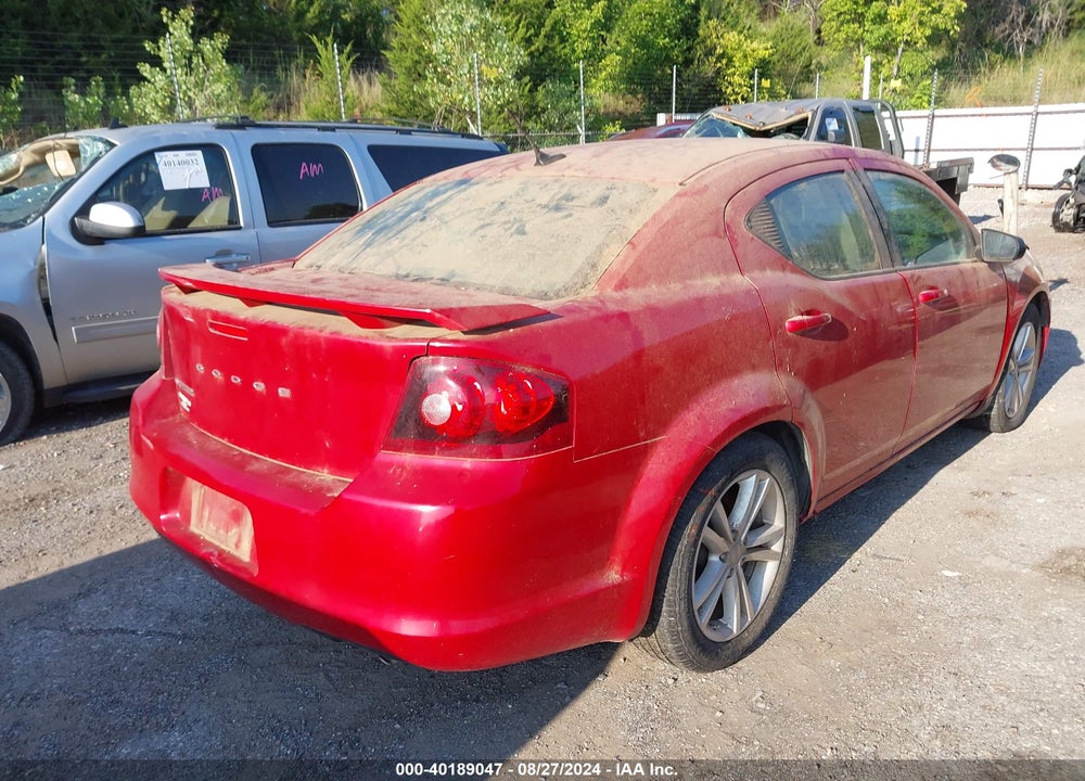 2012 DODGE AVENGER SE VIN: 1C3CDZAG8CN287245