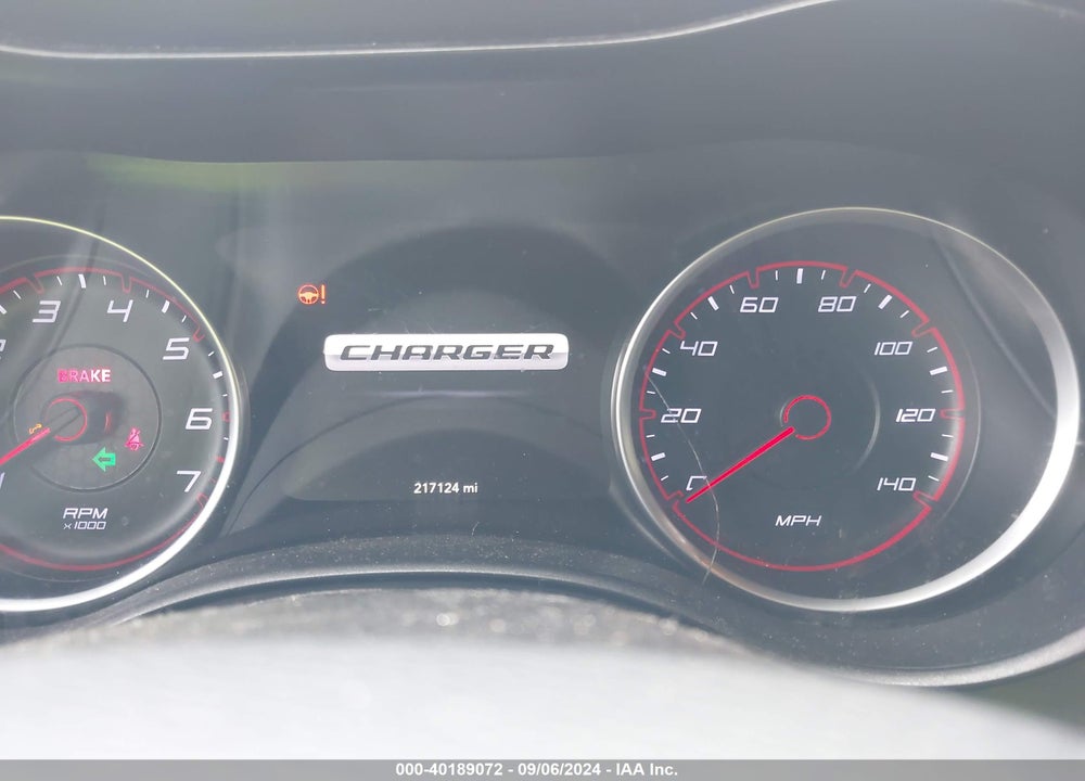 2015 DODGE CHARGER SE VIN: 2C3CDXBG7FH870504
