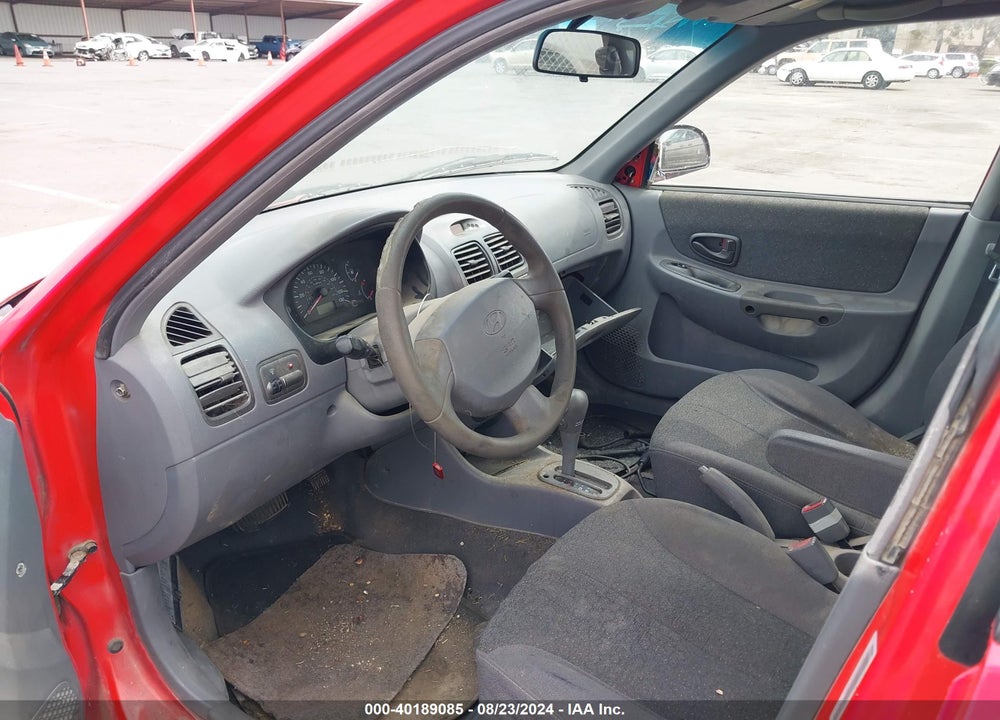 2002 HYUNDAI ACCENT GL VIN: KMHCG45C52U380723
