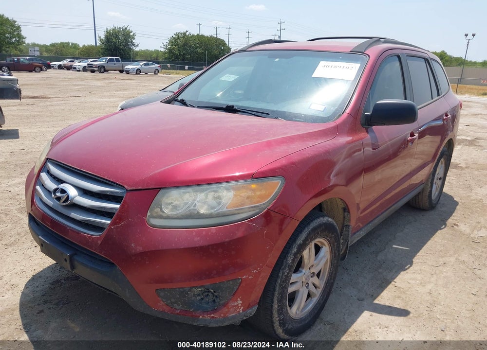 2012 HYUNDAI SANTA FE GLS VIN: 5XYZG3ABXCG136638